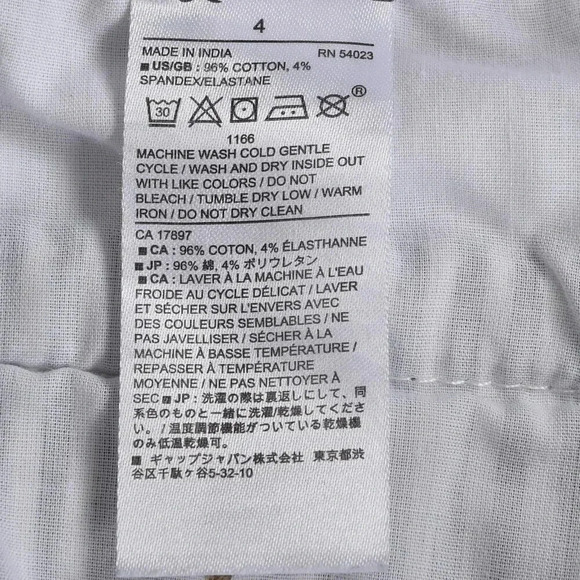 Banana Republic Factory Avery Seesucker Striped Pants Ankle Size 4 - Picture 8 of 11